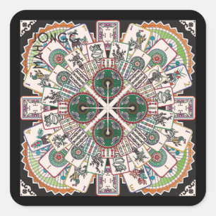 Mah Jongg Limerick Kong Stickers