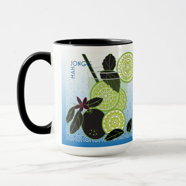 MAH Jongg Limerick Wine Mug (Left)