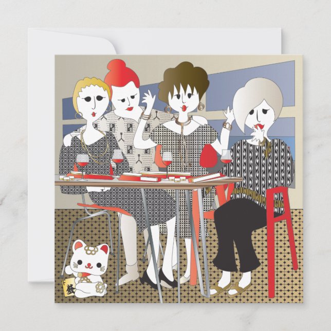 Mah Jongg MAHJ! Flat Card (Front)