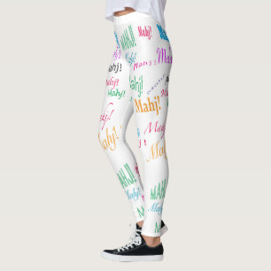 Mah Jongg MAHJ! leggings