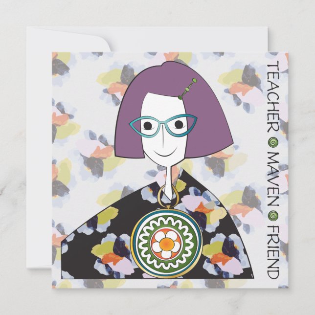 Mah Jongg Maven Flat Card (Front)