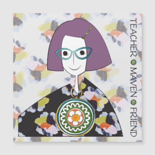 Mah Jongg Maven Flat Magnet