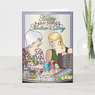 Mah Jongg Mother's Day Card