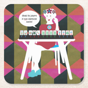 Mah Jongg No Joker Melds Coasters