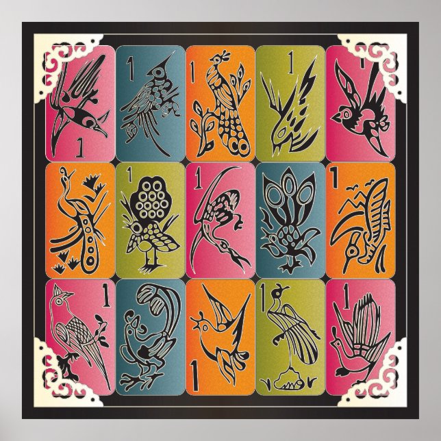 Mah Jongg One Bams Poster (Front)