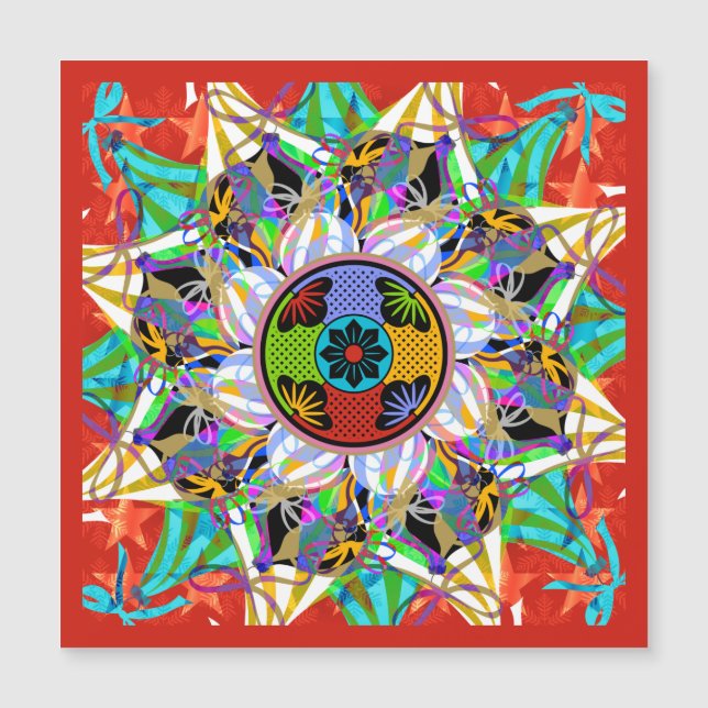 Mah Jongg Ornaments Magnet (Front)