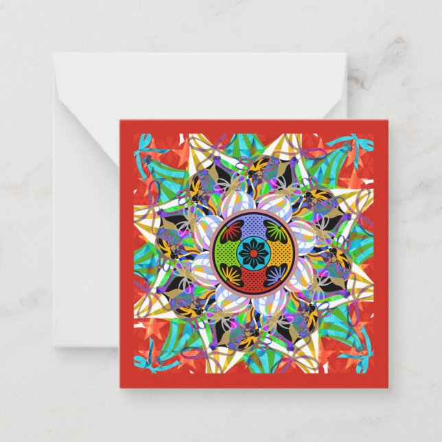 Mah Jongg Ornaments Small Card (Front)