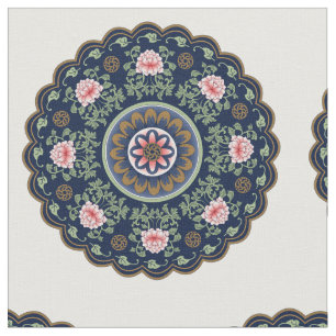 Mah Jongg Patterns Fabric