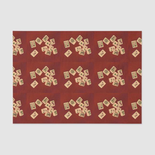 Mah Jongg Play Tissue Paper (Front)