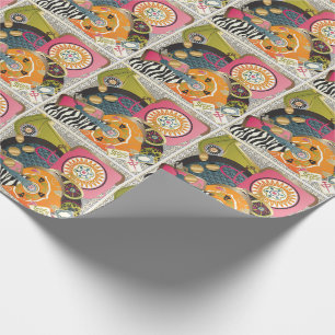 Mah Jongg Purses Wrapping Paper