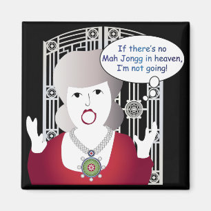 Mah Jongg Sayings Heaven Magnet