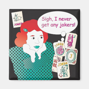 Mah Jongg Sayings Jokers2 Magnet
