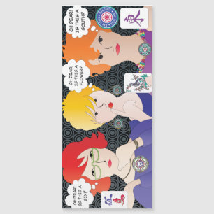 Mah Jongg Sayings Oh Dear Flat Magnet