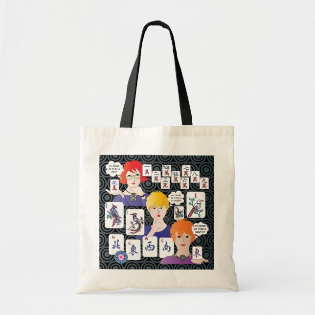 Mah Jongg Sayings Oh Dear Tote Bag (Front)