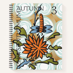 Mah Jongg Seasons Autumn Notebook