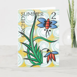 Mah Jongg Seasons Summer Card