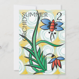 Mah Jongg Seasons Summer Flat Card