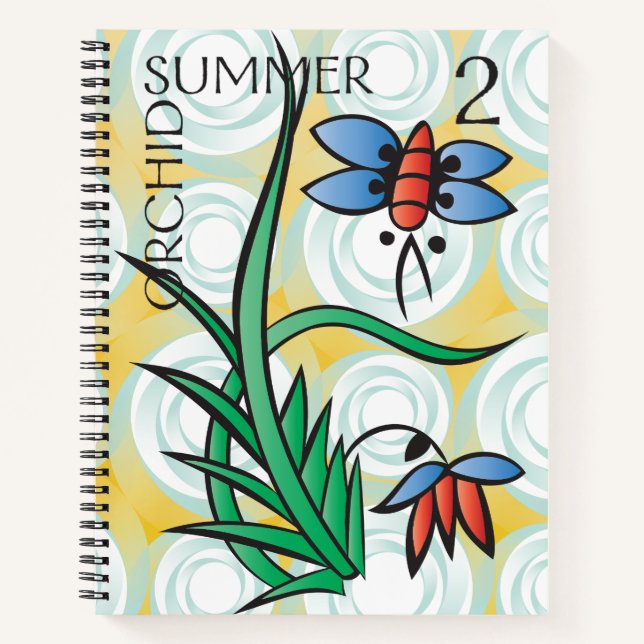 Mah Jongg Seasons Summer Notebook (Front)