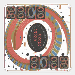 Mah Jongg Snake 2025 Stickers