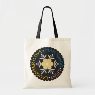 Mah Jongg Snowflakes Tote Bag