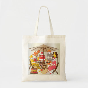 Mah Jongg Tea Party Tote Bag