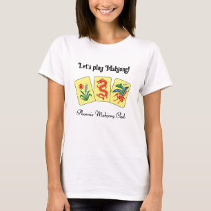 Mah jongg Tiles #2 “Let’s play Mahjong!” T-Shirt