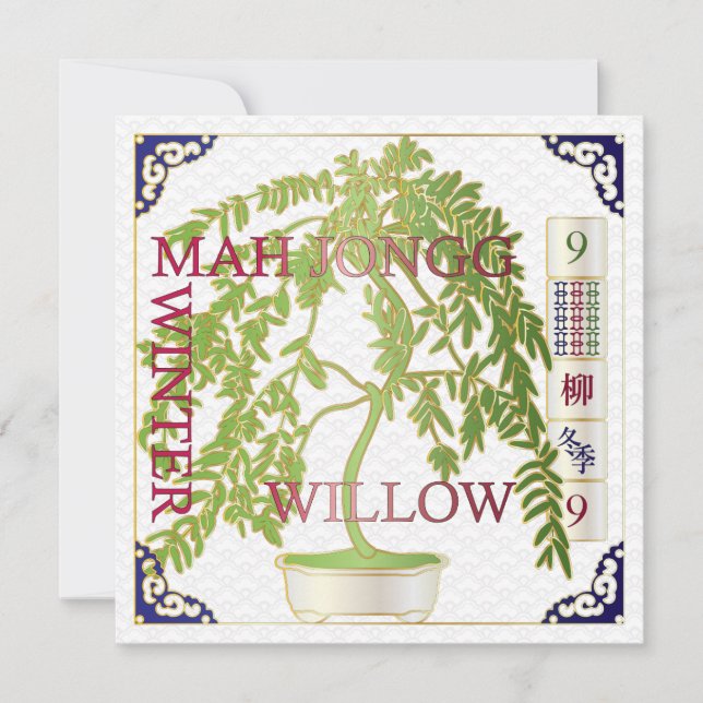Mah Jongg Winter Willow (Front)