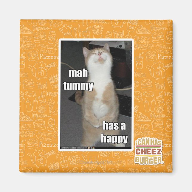 Mah tummy has a happy magnet (Front)