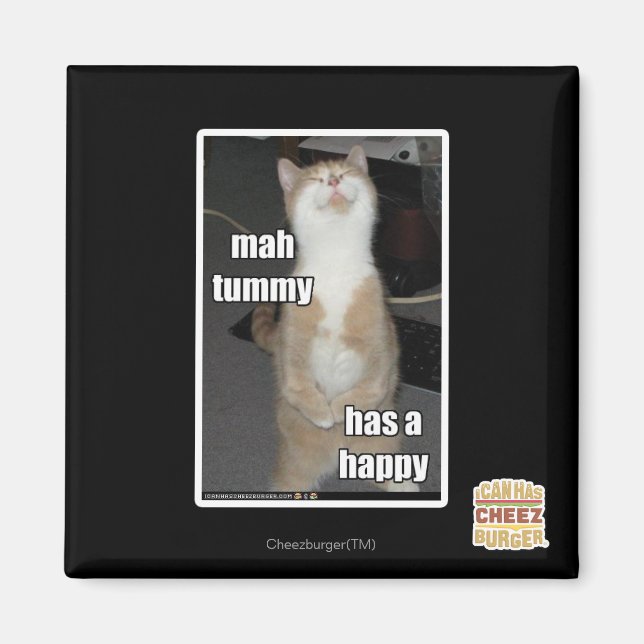 Mah tummy has a happy magnet (Front)