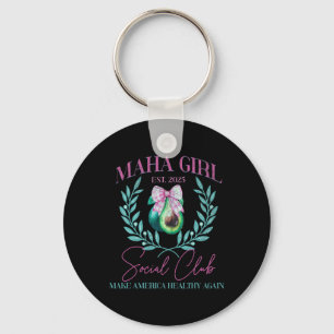 Maha Girl Social Club Trump Kennedy Make America H Key Ring