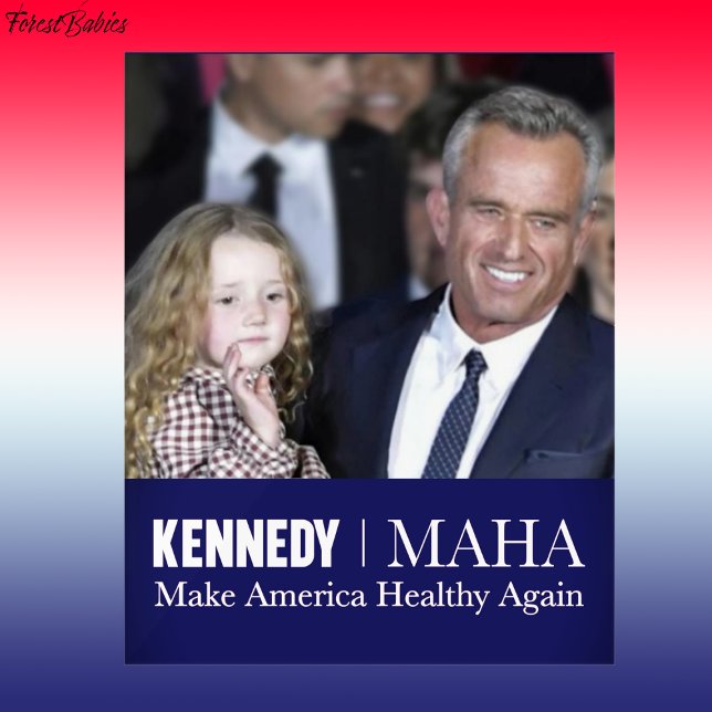 MAHA Make America Healthy Again Kennedy Kid 🇺🇸 Acrylic Sign (Creator Uploaded)
