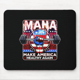 Maha Make America Healthy Again Trump Kennedy 2024 Mouse Pad