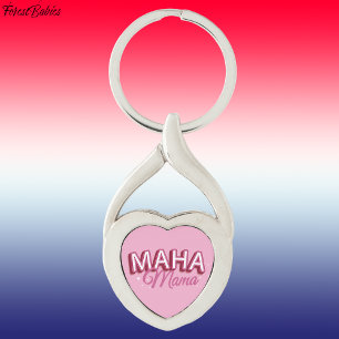 MAHA Mama, Make America Healthy Again Pink 🇺🇸 Key Ring