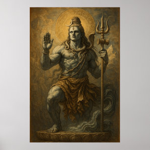 Mahadev, Destroyer of Evil Artwork Poster