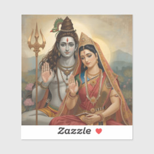 Mahadev & Mata Parvati Painting Arts