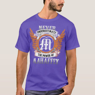 Mahaffey Name Shirt Never Underestimate The Power