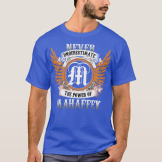 Mahaffey Name Shirt Never Underestimate The Power 