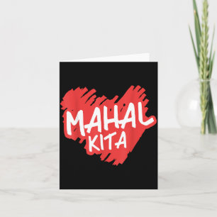 Mahal Kita - I Love You In Filino - Filino  Card