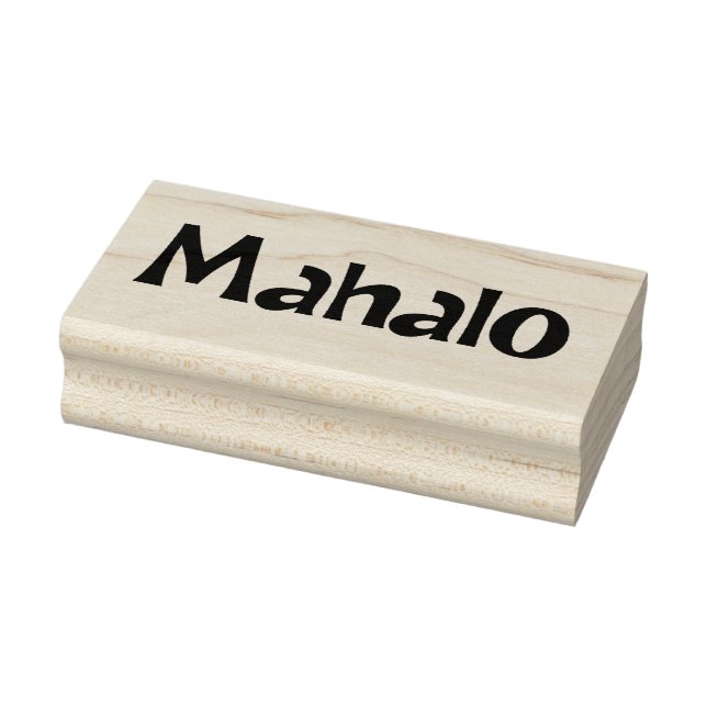 Mahalo6 Rubber Stamp (Stamp)