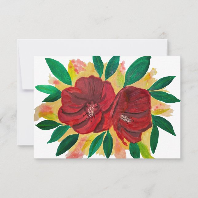 Mahalo Thank You Card (Front)