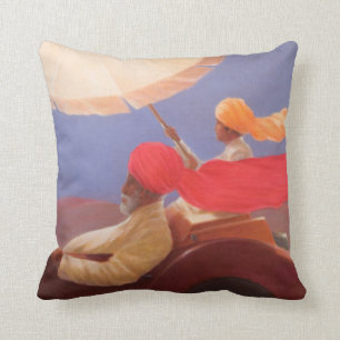 Maharaja at Speed 2010 Cushion
