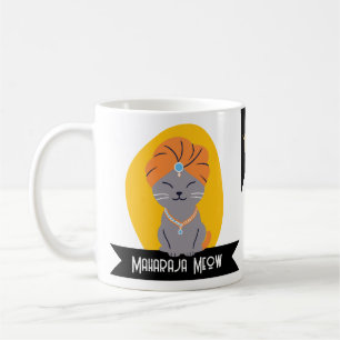 Maharaja Meow Personalised Royal Bengal Cat Coffee Mug