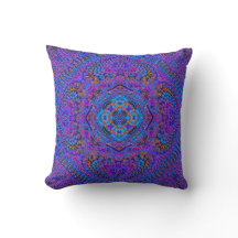 "Maharani" Indian-Mandala-style pillow