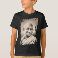 Mahatma Gandhi Black T-Shirt