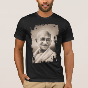 Mahatma Gandhi Black T-Shirt