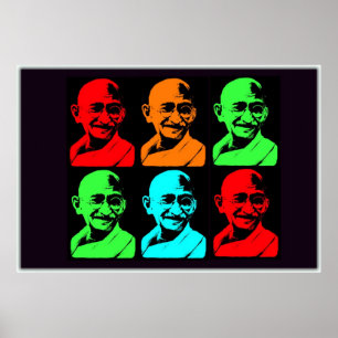 Mahatma Gandhi Collage Poster