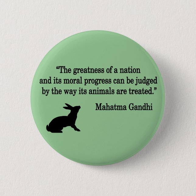Mahatma Gandhi Quote Collection 6 Cm Round Badge (Front)