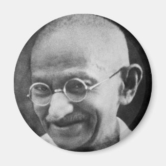 Mahatma Ghandi Portrait Photograph Magnet
