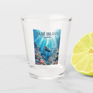 Mahé Island Seychelles Shot Glass