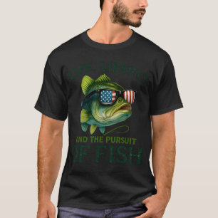 Mahi-Mahi American Flag Badge T-Shirt